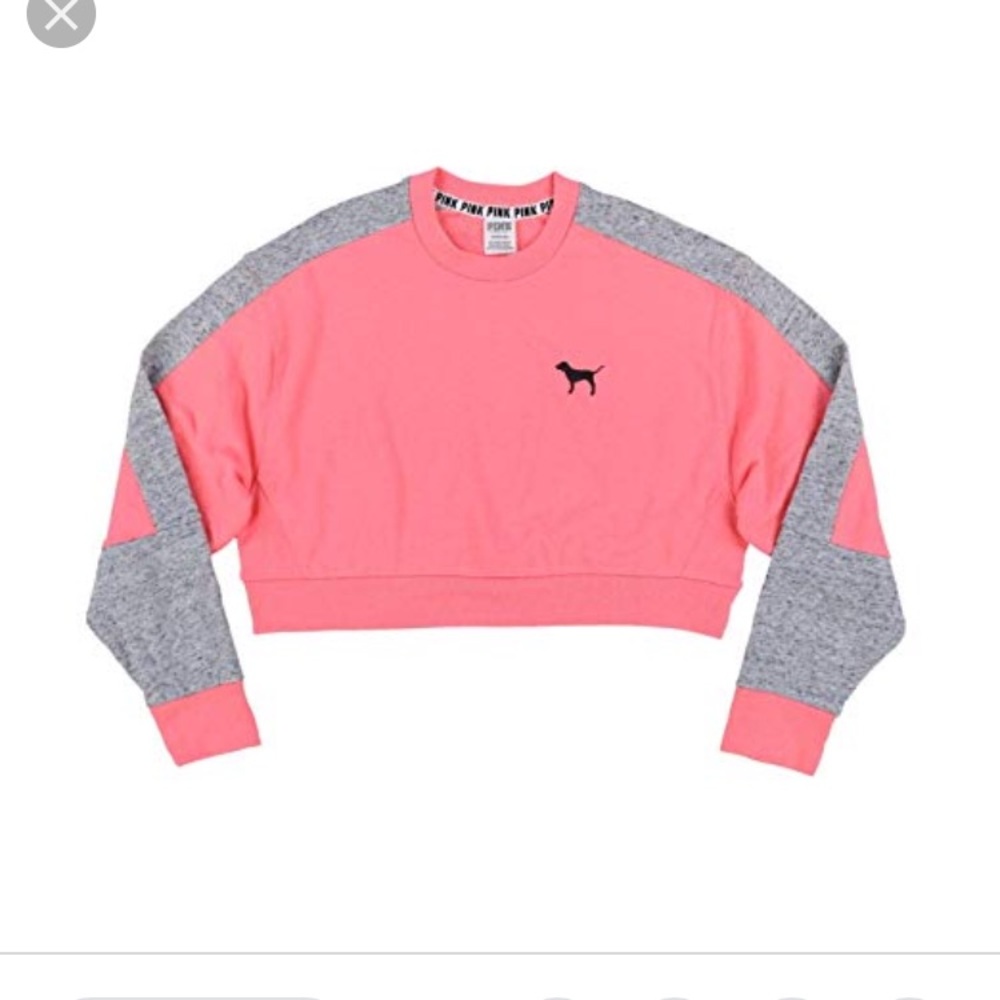 PINK cropped sweater